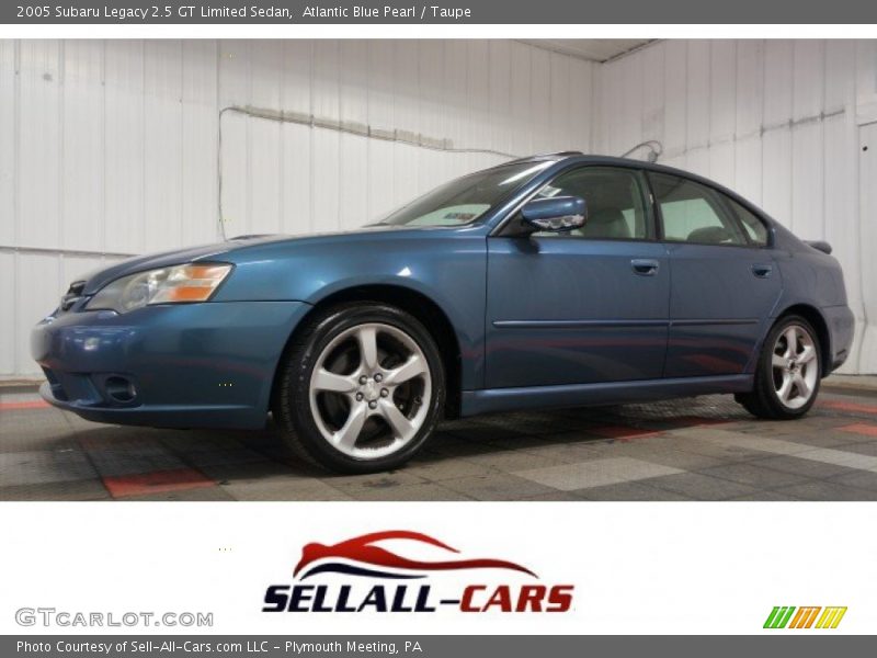 Atlantic Blue Pearl / Taupe 2005 Subaru Legacy 2.5 GT Limited Sedan