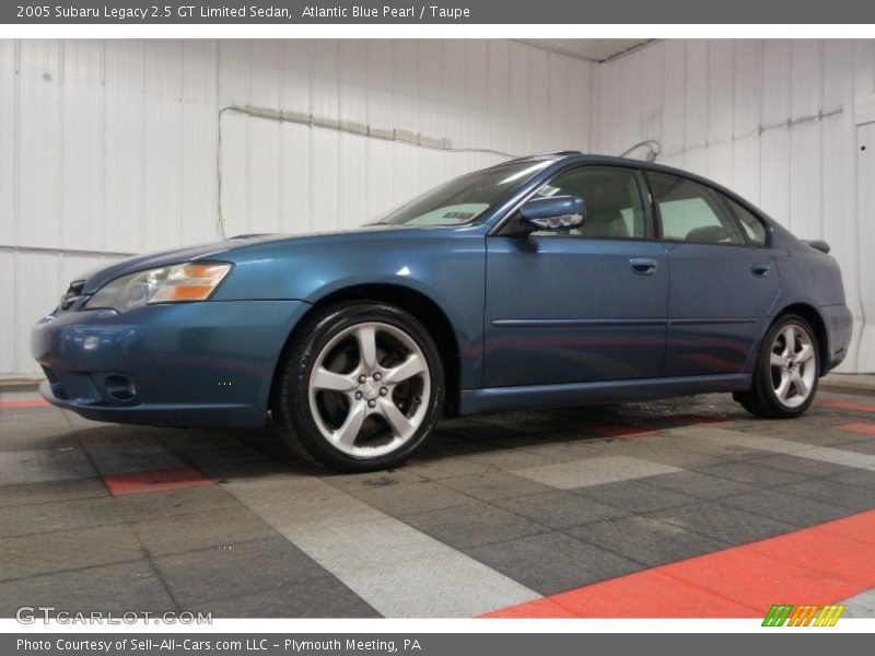 Atlantic Blue Pearl / Taupe 2005 Subaru Legacy 2.5 GT Limited Sedan
