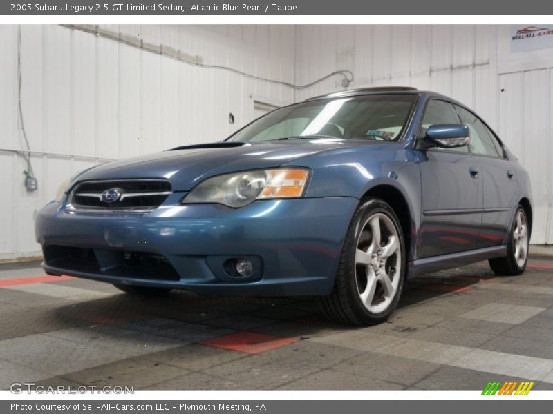 Atlantic Blue Pearl / Taupe 2005 Subaru Legacy 2.5 GT Limited Sedan