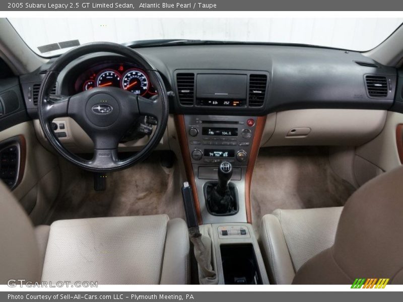 Dashboard of 2005 Legacy 2.5 GT Limited Sedan