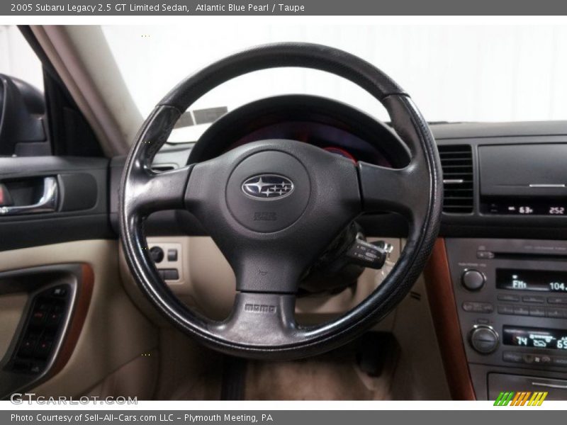Atlantic Blue Pearl / Taupe 2005 Subaru Legacy 2.5 GT Limited Sedan
