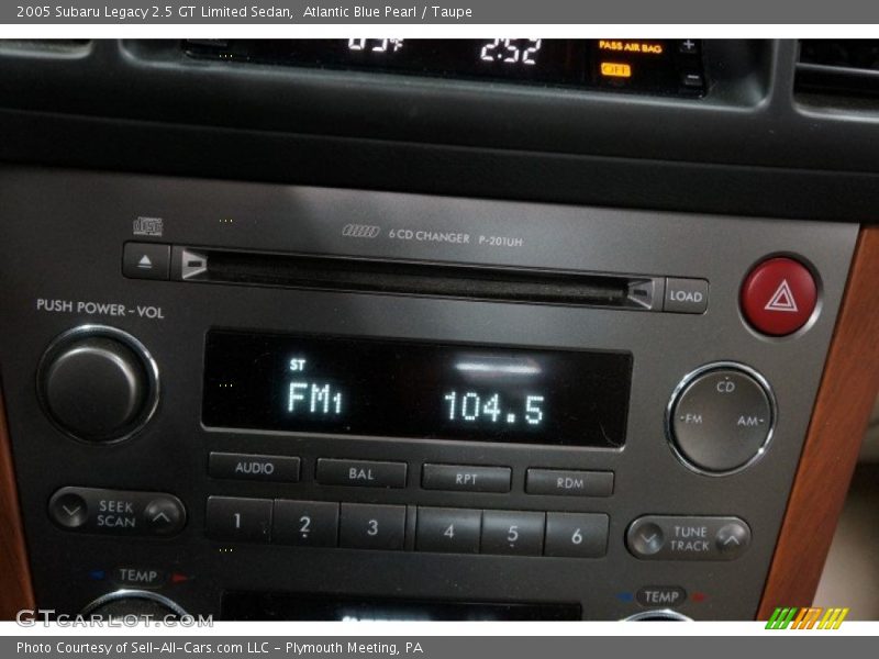 Atlantic Blue Pearl / Taupe 2005 Subaru Legacy 2.5 GT Limited Sedan