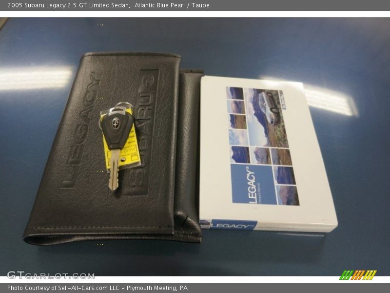 Atlantic Blue Pearl / Taupe 2005 Subaru Legacy 2.5 GT Limited Sedan