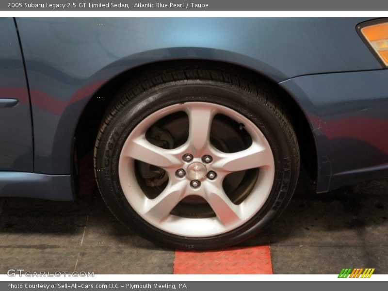 Atlantic Blue Pearl / Taupe 2005 Subaru Legacy 2.5 GT Limited Sedan