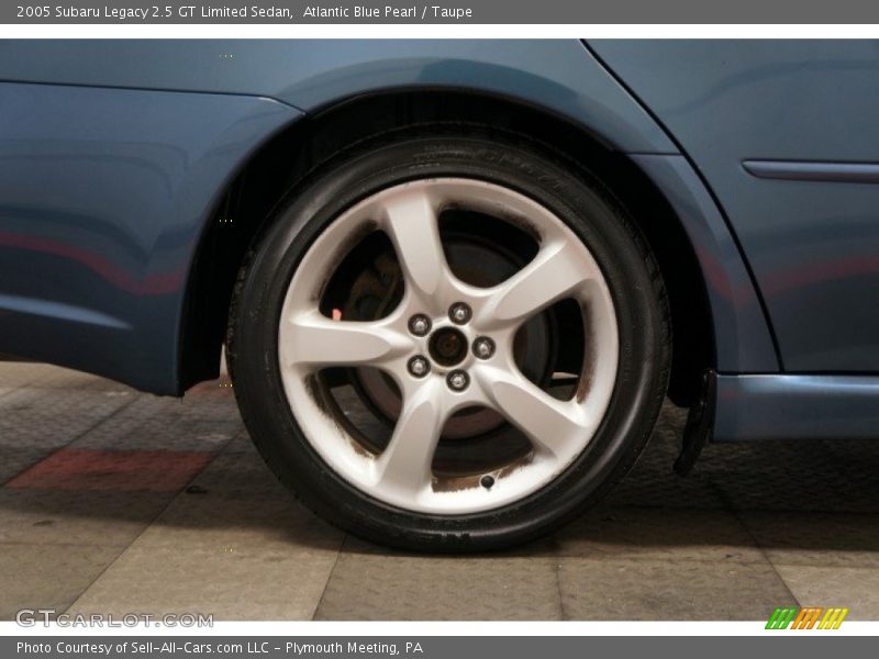 Atlantic Blue Pearl / Taupe 2005 Subaru Legacy 2.5 GT Limited Sedan