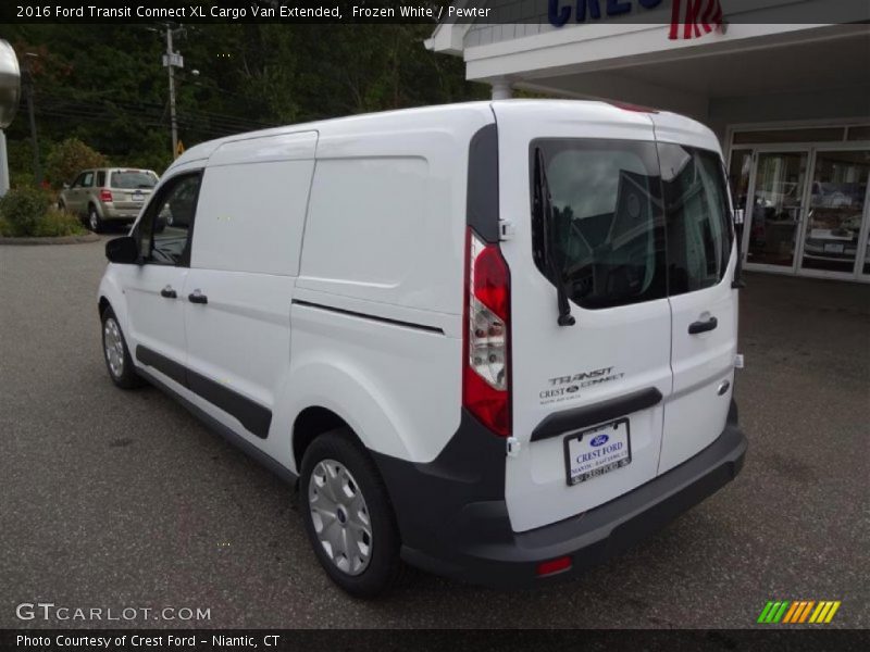 Frozen White / Pewter 2016 Ford Transit Connect XL Cargo Van Extended