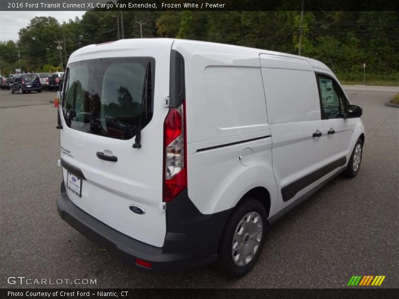Frozen White / Pewter 2016 Ford Transit Connect XL Cargo Van Extended