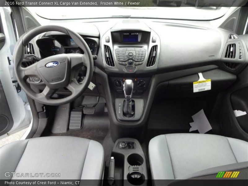  2016 Transit Connect XL Cargo Van Extended Pewter Interior