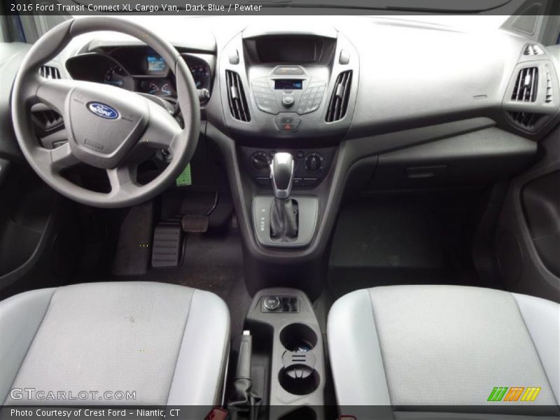  2016 Transit Connect XL Cargo Van Pewter Interior