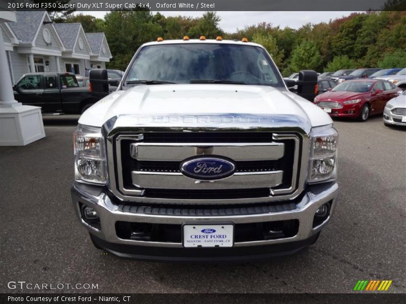 Oxford White / Steel 2016 Ford F350 Super Duty XLT Super Cab 4x4