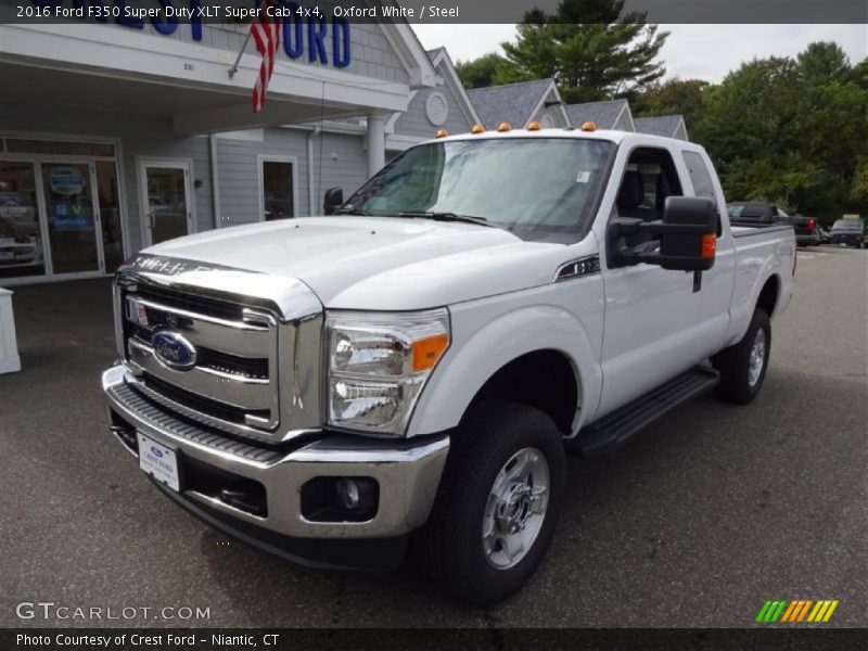 Oxford White / Steel 2016 Ford F350 Super Duty XLT Super Cab 4x4