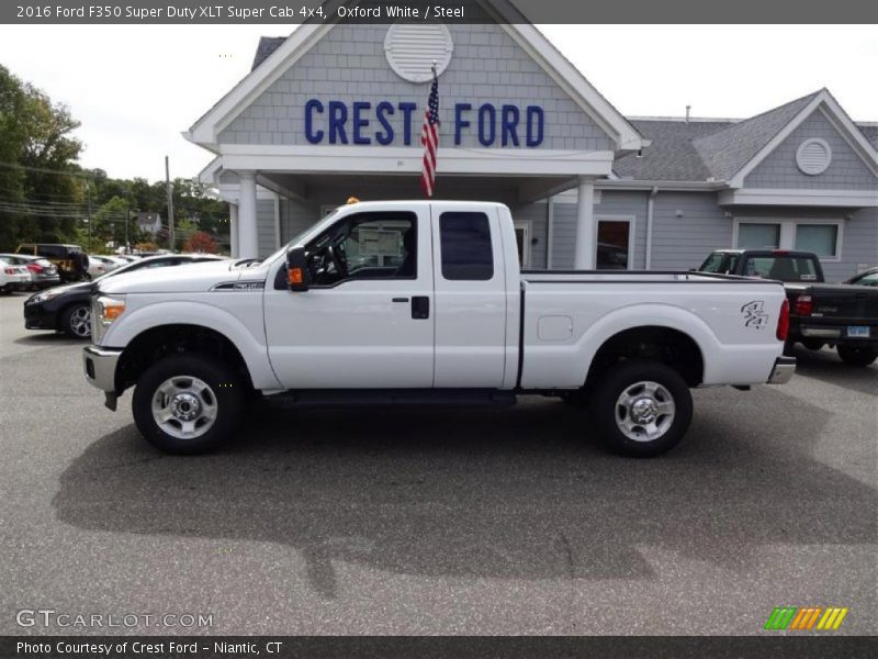 Oxford White / Steel 2016 Ford F350 Super Duty XLT Super Cab 4x4