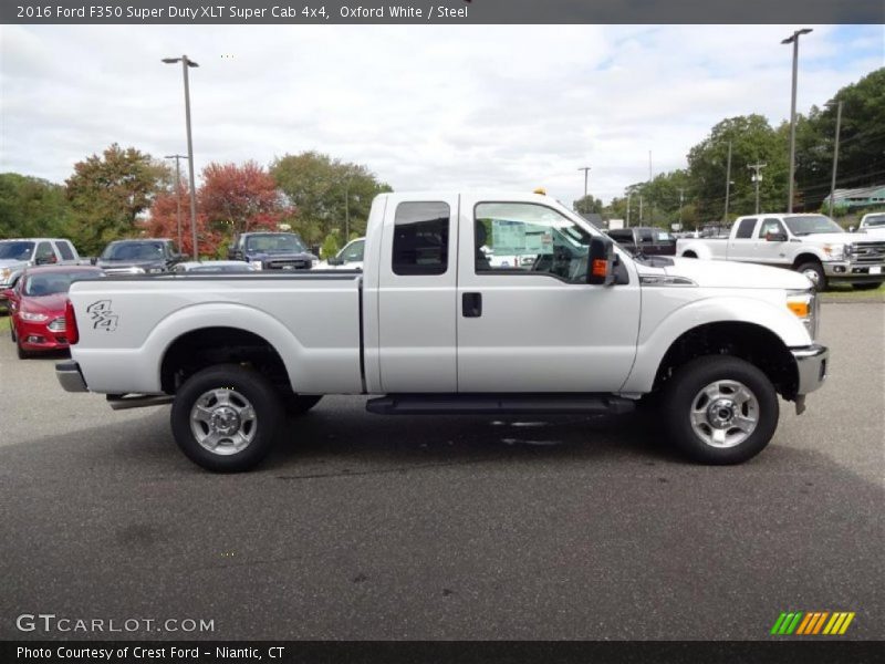 Oxford White / Steel 2016 Ford F350 Super Duty XLT Super Cab 4x4