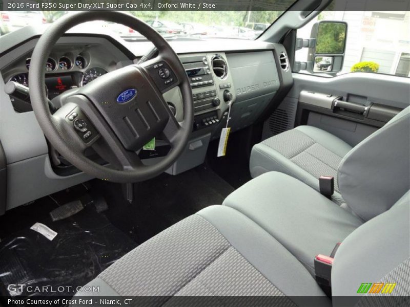 Steel Interior - 2016 F350 Super Duty XLT Super Cab 4x4 