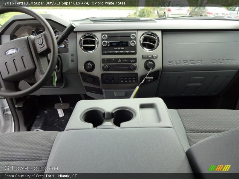 Oxford White / Steel 2016 Ford F350 Super Duty XLT Super Cab 4x4
