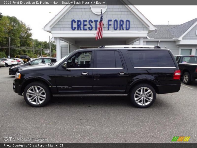 Shadow Black Metallic / Ebony 2016 Ford Expedition EL Platinum 4x4