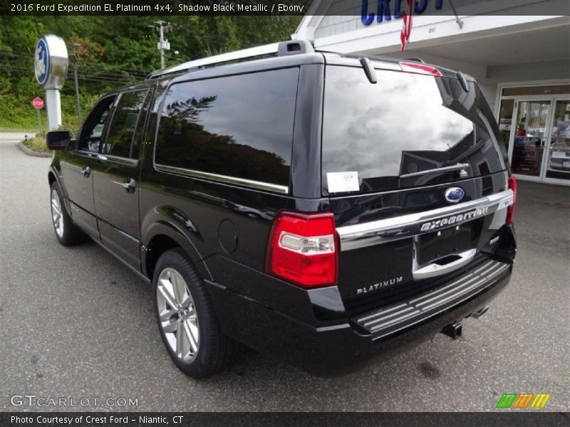 Shadow Black Metallic / Ebony 2016 Ford Expedition EL Platinum 4x4