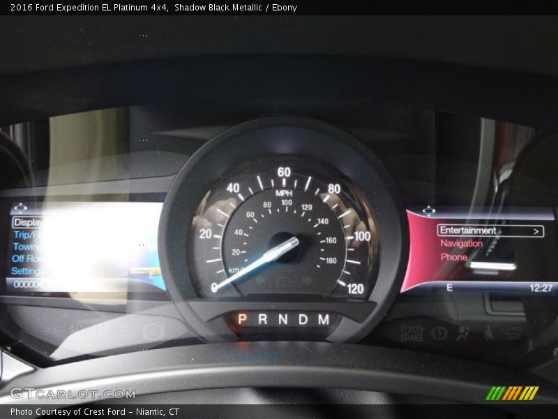 Shadow Black Metallic / Ebony 2016 Ford Expedition EL Platinum 4x4