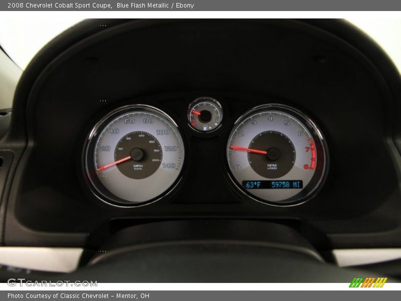 Blue Flash Metallic / Ebony 2008 Chevrolet Cobalt Sport Coupe
