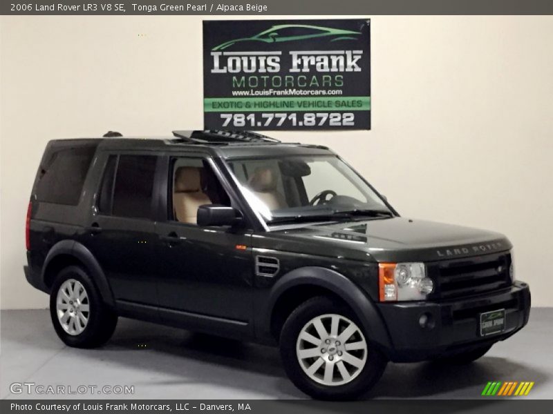 Tonga Green Pearl / Alpaca Beige 2006 Land Rover LR3 V8 SE