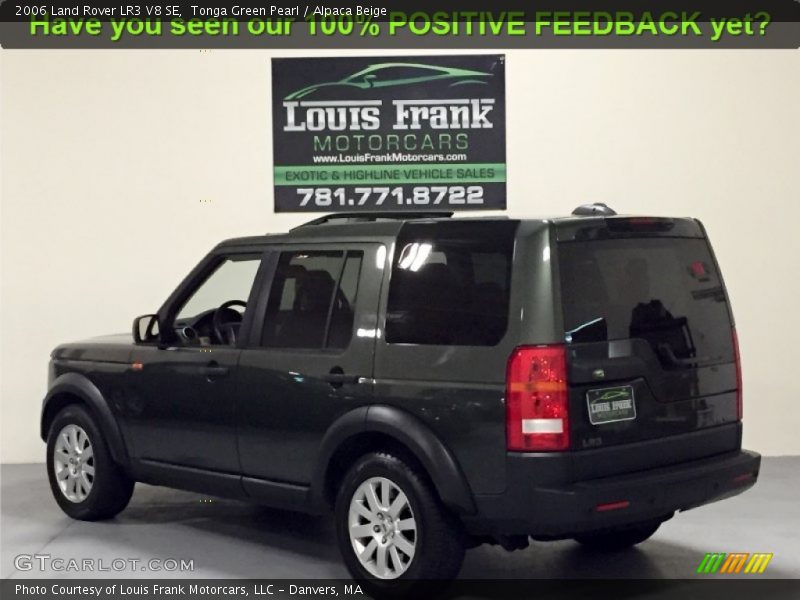 Tonga Green Pearl / Alpaca Beige 2006 Land Rover LR3 V8 SE