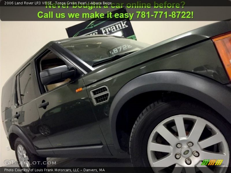 Tonga Green Pearl / Alpaca Beige 2006 Land Rover LR3 V8 SE