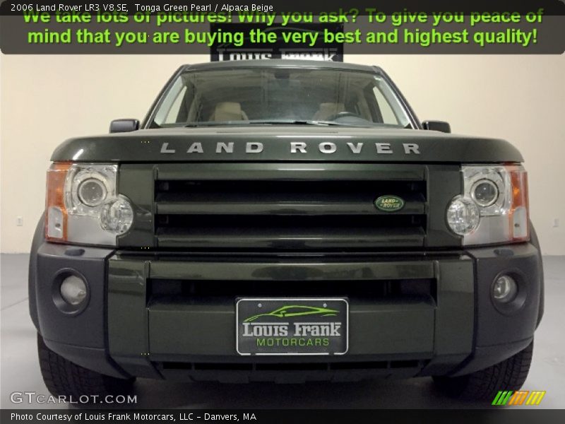 Tonga Green Pearl / Alpaca Beige 2006 Land Rover LR3 V8 SE