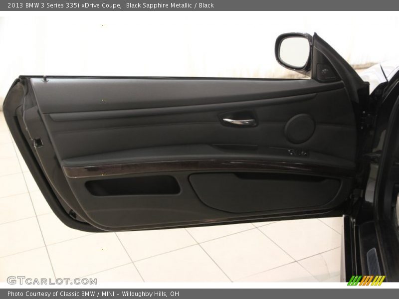 Black Sapphire Metallic / Black 2013 BMW 3 Series 335i xDrive Coupe