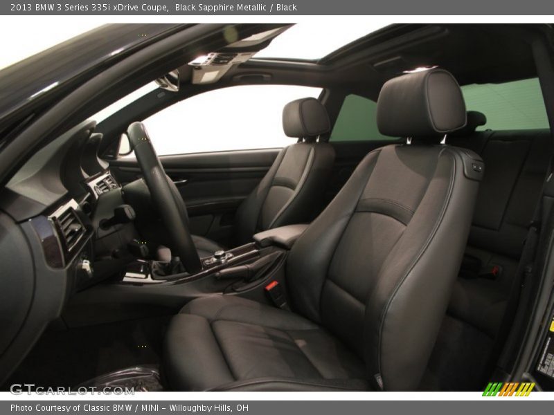 Black Sapphire Metallic / Black 2013 BMW 3 Series 335i xDrive Coupe