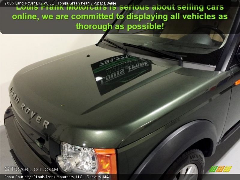 Tonga Green Pearl / Alpaca Beige 2006 Land Rover LR3 V8 SE