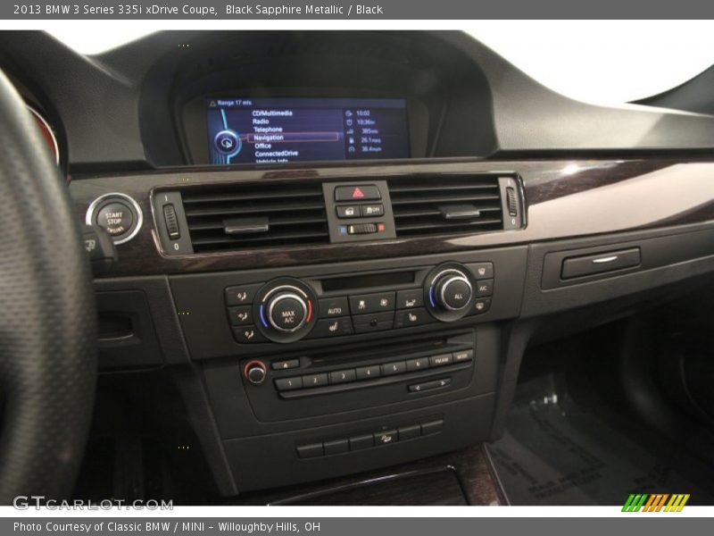 Black Sapphire Metallic / Black 2013 BMW 3 Series 335i xDrive Coupe