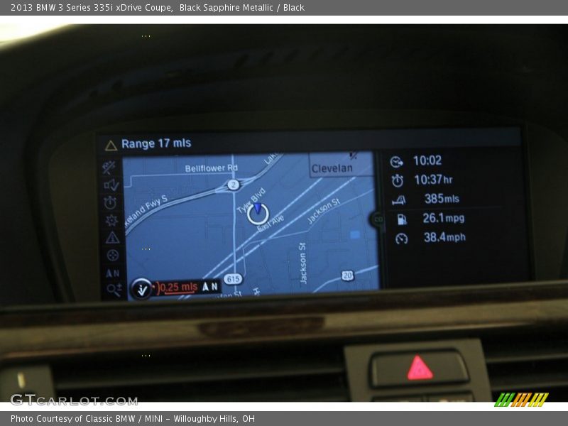 Black Sapphire Metallic / Black 2013 BMW 3 Series 335i xDrive Coupe