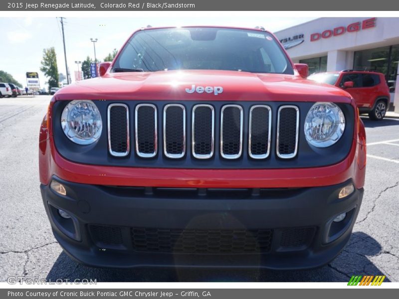 Colorado Red / Black/Sandstorm 2015 Jeep Renegade Latitude