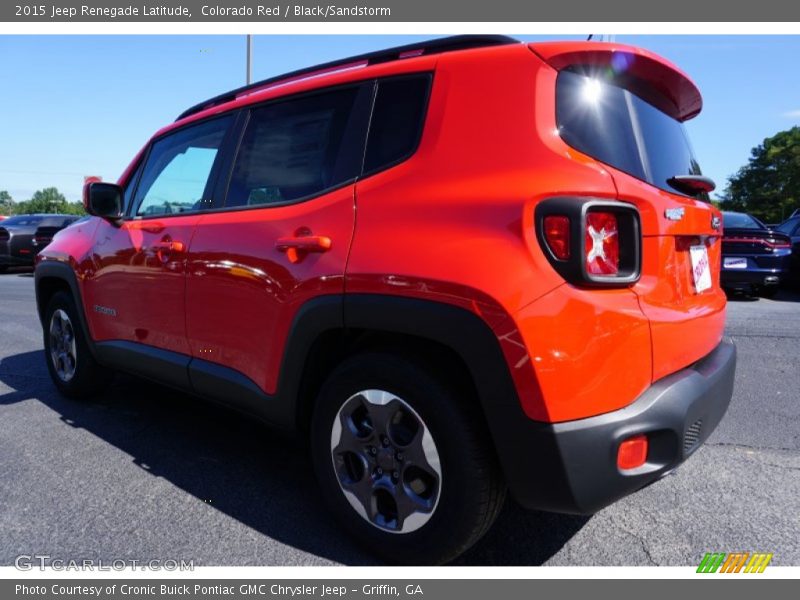 Colorado Red / Black/Sandstorm 2015 Jeep Renegade Latitude
