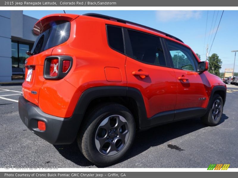 Colorado Red / Black/Sandstorm 2015 Jeep Renegade Latitude