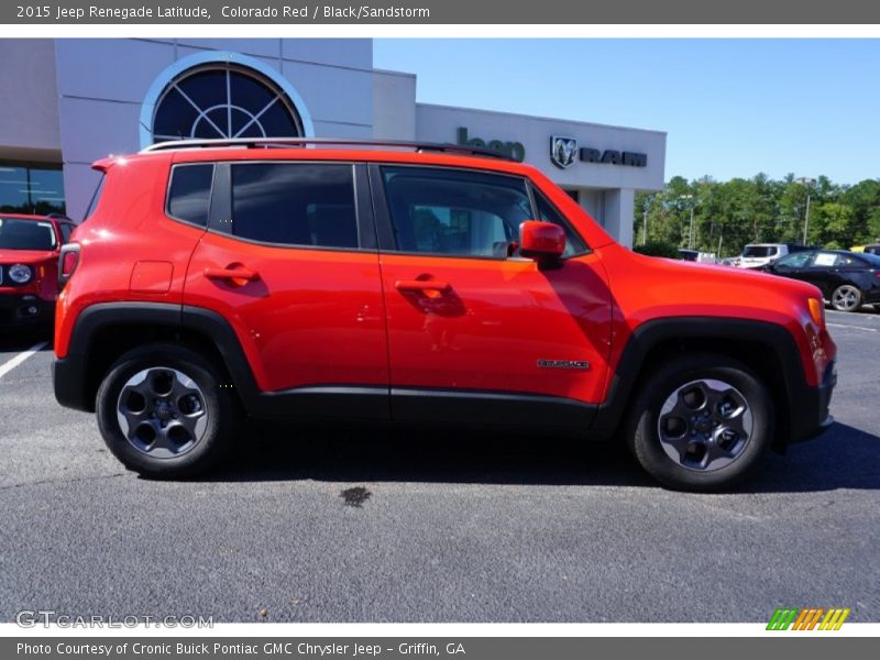 Colorado Red / Black/Sandstorm 2015 Jeep Renegade Latitude