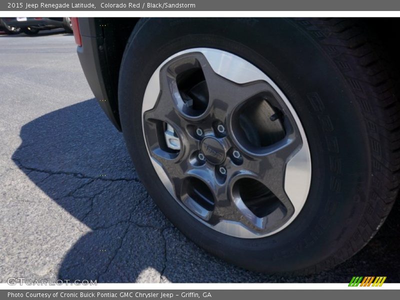 Colorado Red / Black/Sandstorm 2015 Jeep Renegade Latitude