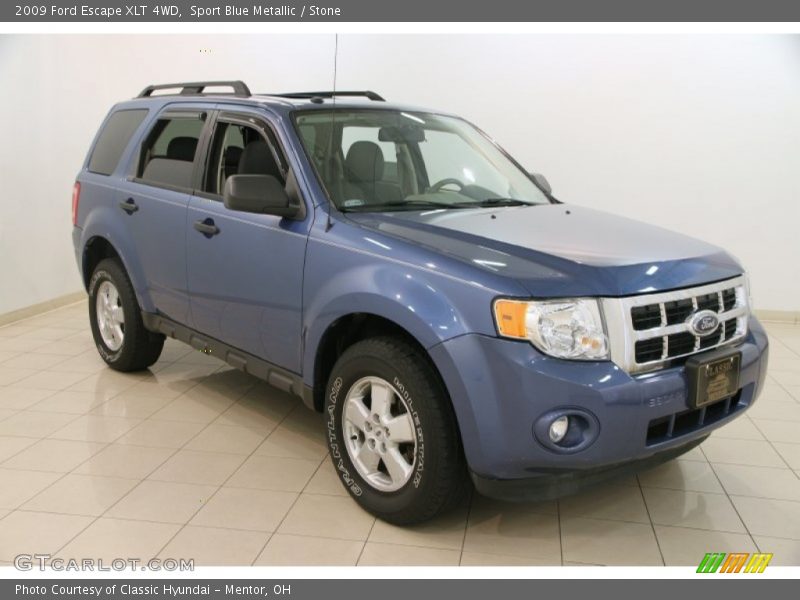 Sport Blue Metallic / Stone 2009 Ford Escape XLT 4WD