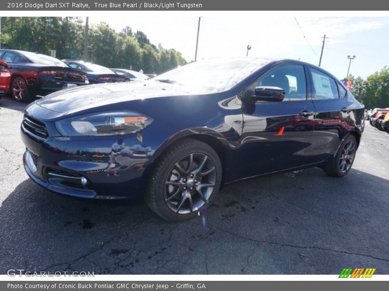 True Blue Pearl / Black/Light Tungsten 2016 Dodge Dart SXT Rallye