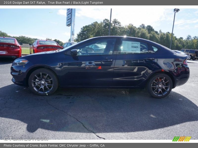 True Blue Pearl / Black/Light Tungsten 2016 Dodge Dart SXT Rallye
