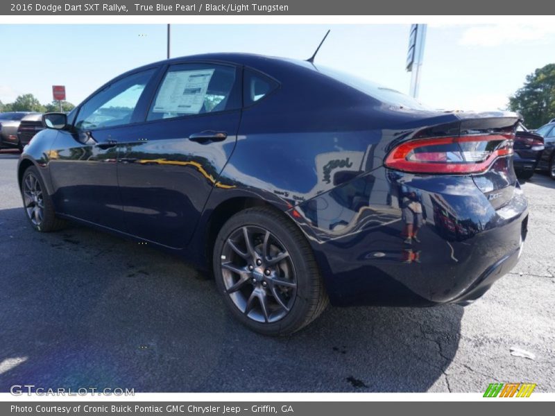 True Blue Pearl / Black/Light Tungsten 2016 Dodge Dart SXT Rallye