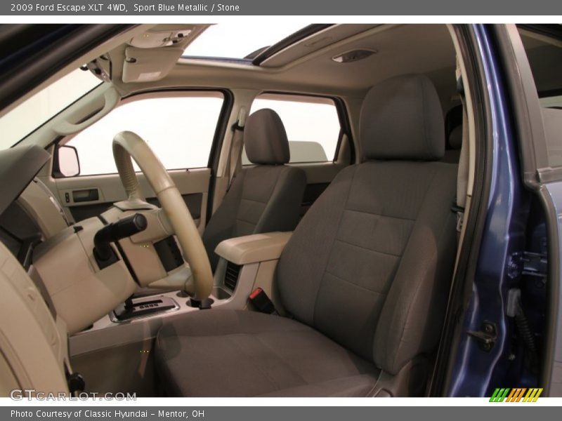 Sport Blue Metallic / Stone 2009 Ford Escape XLT 4WD