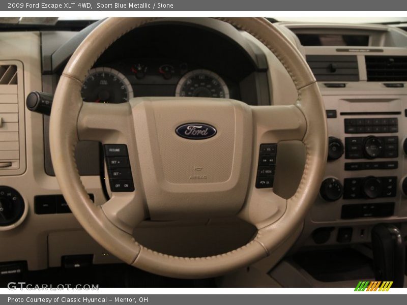 Sport Blue Metallic / Stone 2009 Ford Escape XLT 4WD