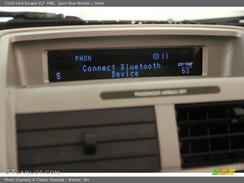 Sport Blue Metallic / Stone 2009 Ford Escape XLT 4WD