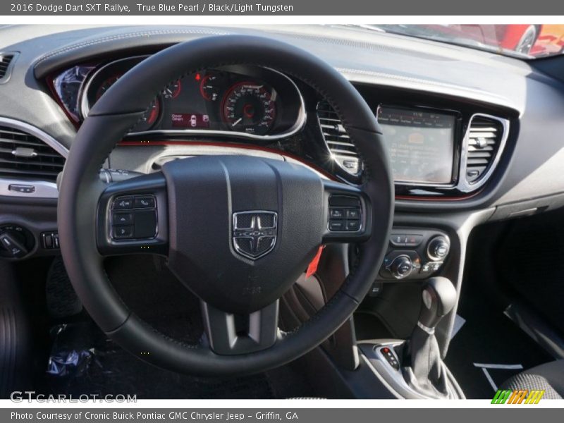 True Blue Pearl / Black/Light Tungsten 2016 Dodge Dart SXT Rallye