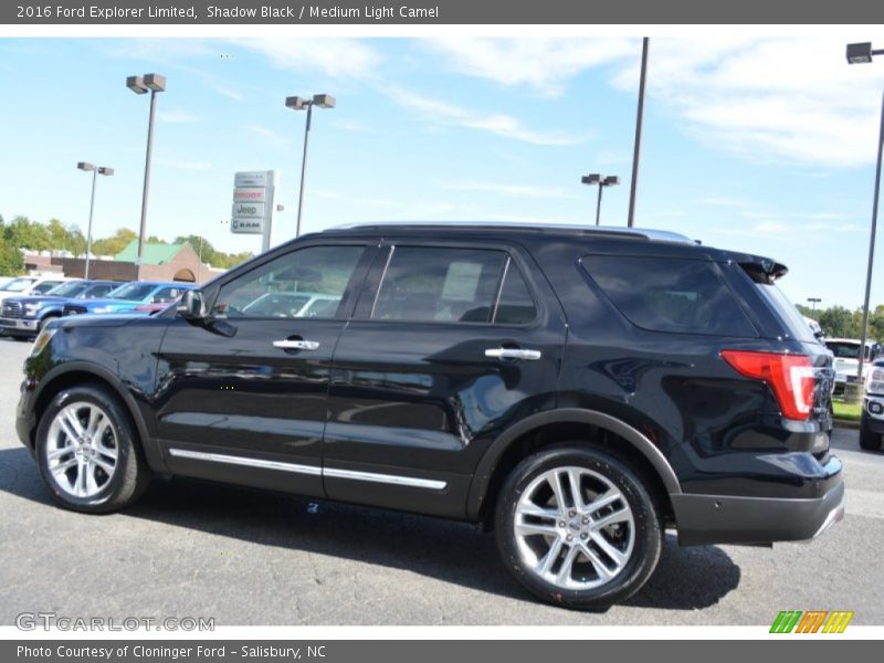 Shadow Black / Medium Light Camel 2016 Ford Explorer Limited
