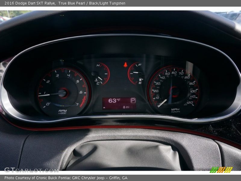 True Blue Pearl / Black/Light Tungsten 2016 Dodge Dart SXT Rallye