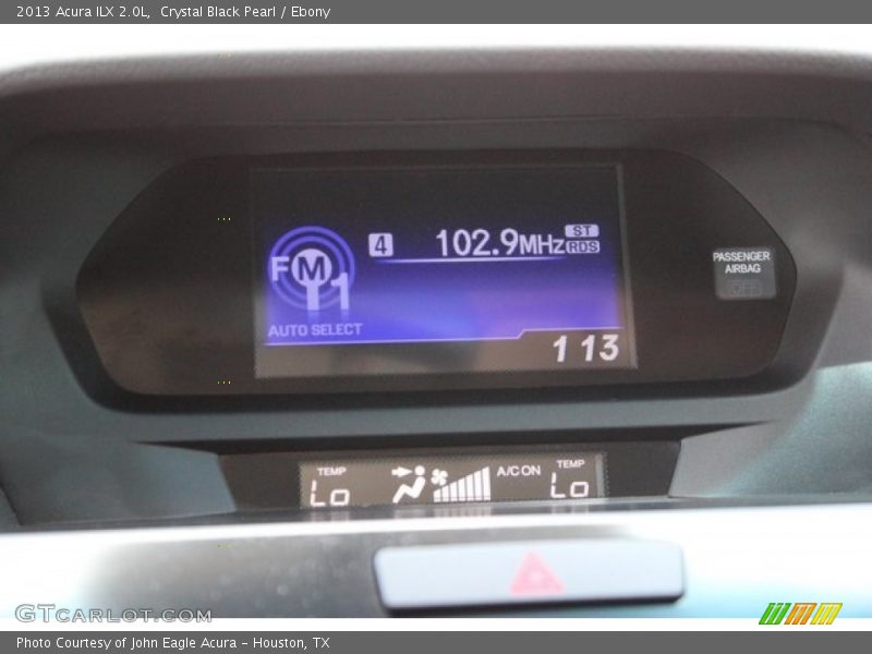 Crystal Black Pearl / Ebony 2013 Acura ILX 2.0L