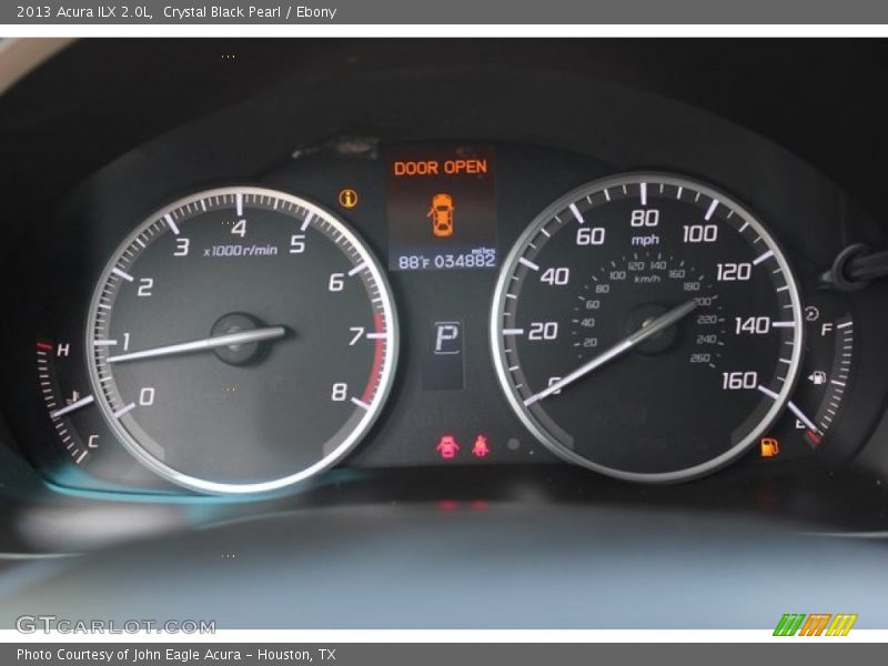 Crystal Black Pearl / Ebony 2013 Acura ILX 2.0L