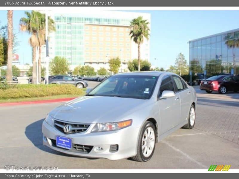 Alabaster Silver Metallic / Ebony Black 2006 Acura TSX Sedan